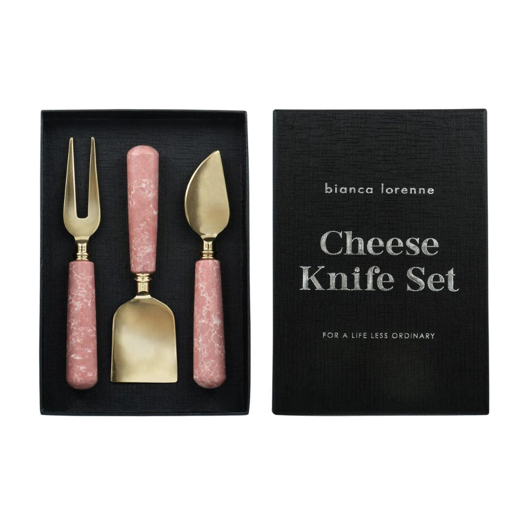 Cheese Knife Set - Rose