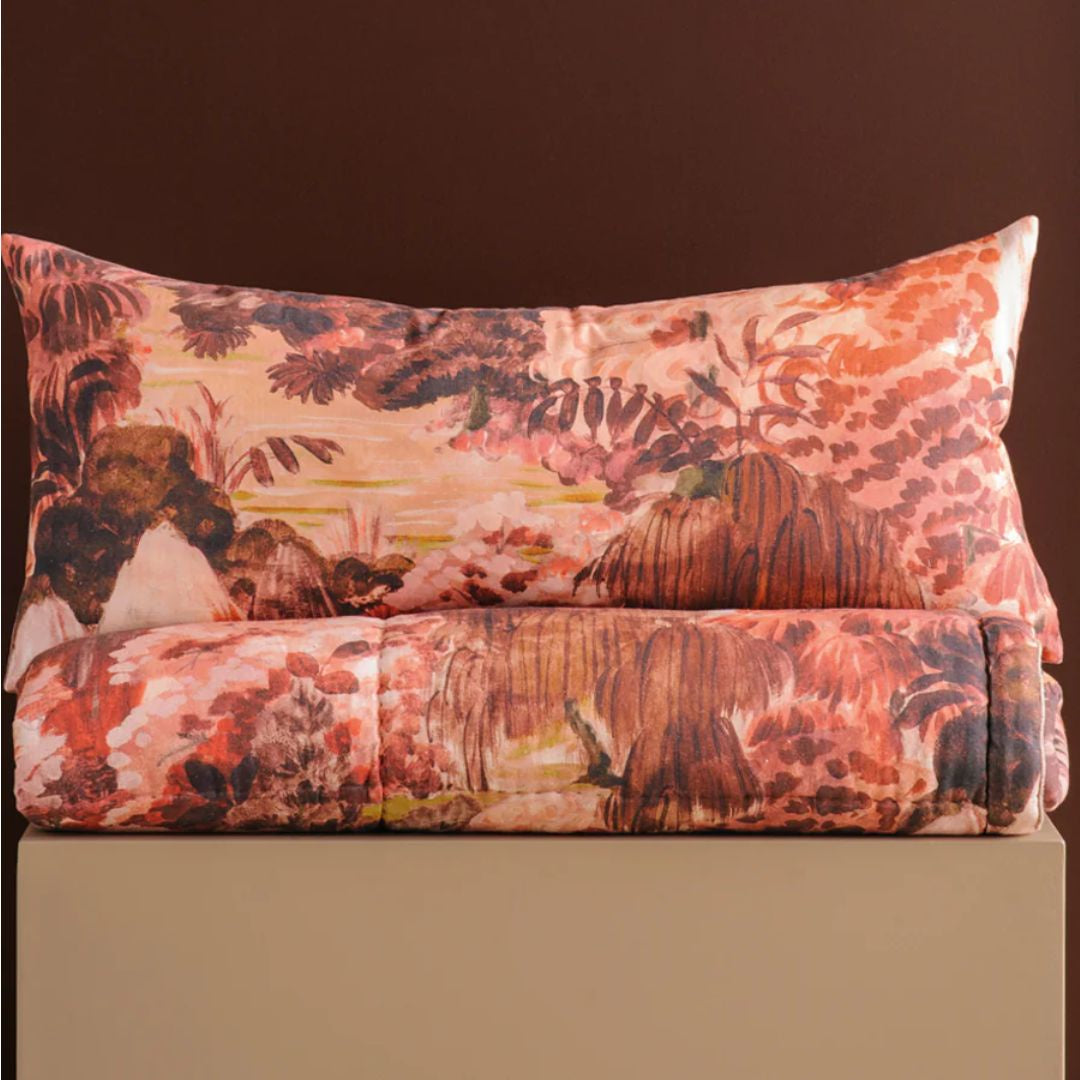 Floresta Merlot Bolster Cushion - 90x40