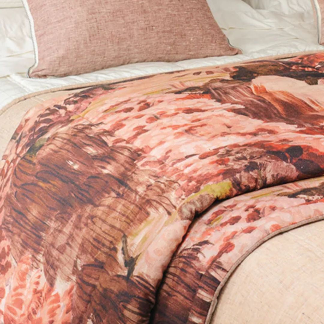 Floresta Merlot Comforter - 240x200