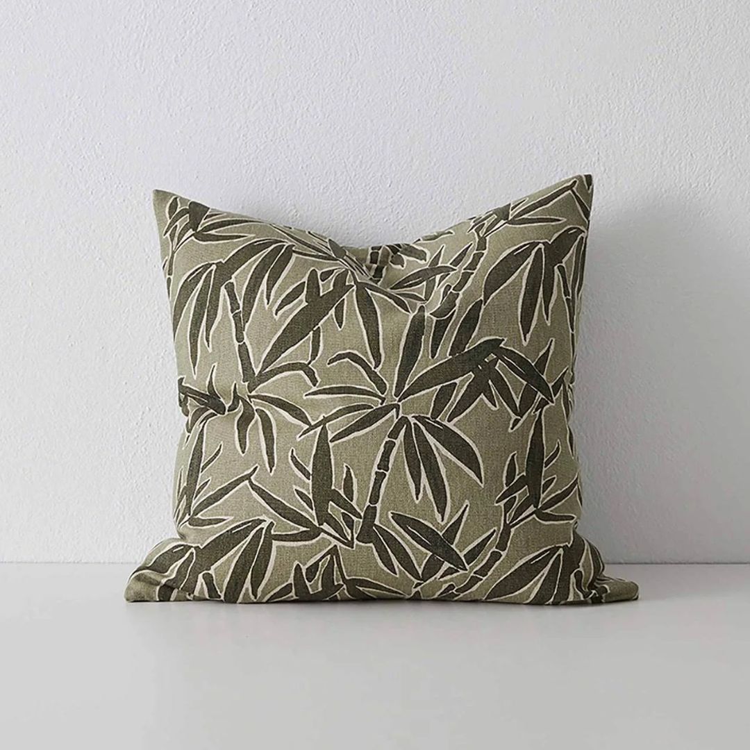 Guadeloupe Olive Cushion - 50x50