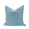Ikat Bokhara Emerald/Plush Sky Cushion - 55x55