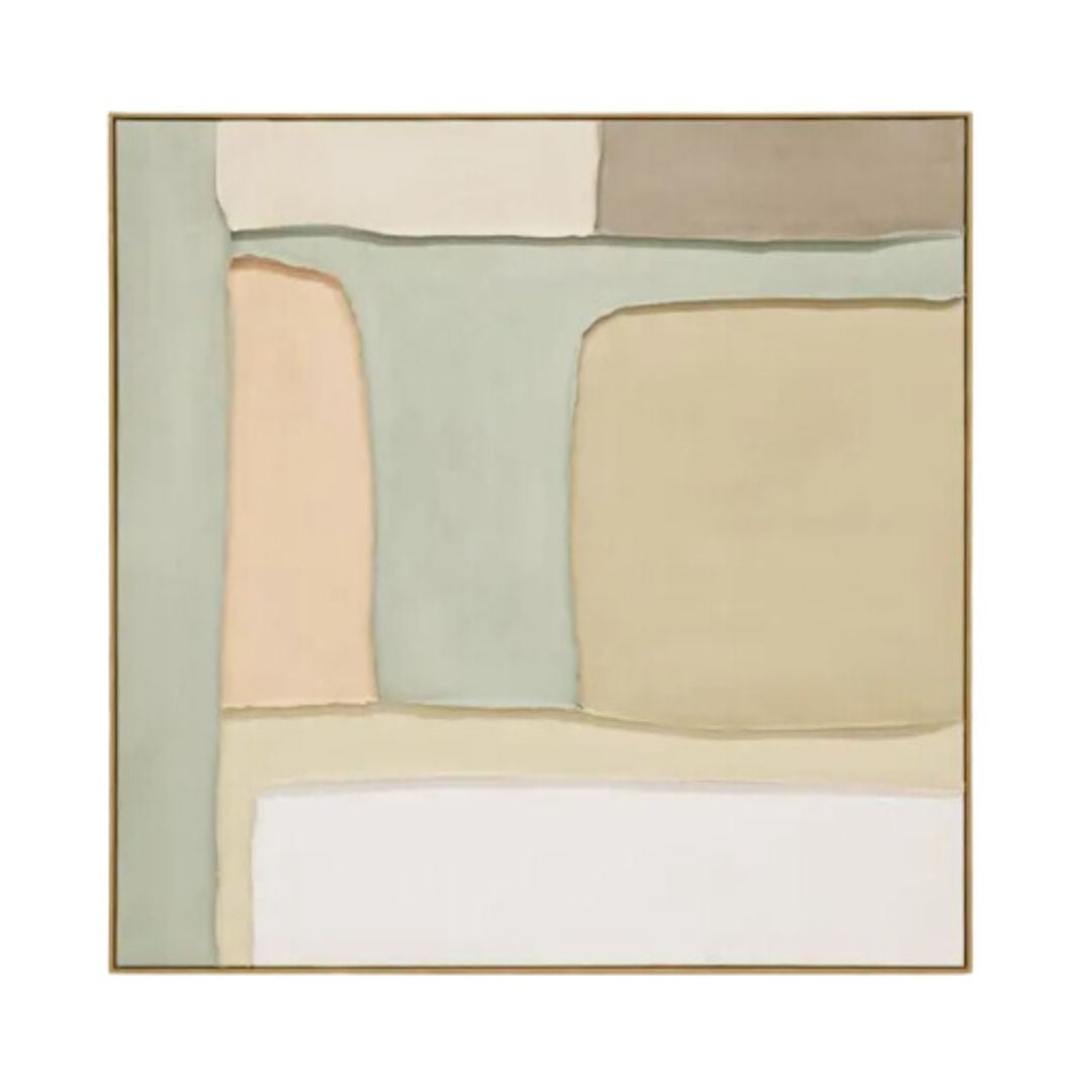 Juggar Hand-Painted Framed Canvas - 100x100