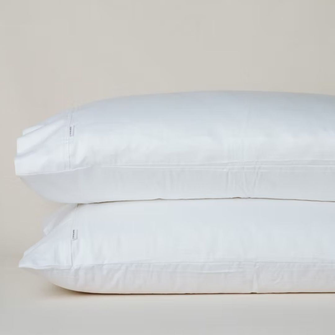 610TC Lux Lodge Pillowcase in Pair: Cream