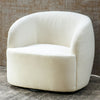 Lorenne Swivel Chair - Ivory