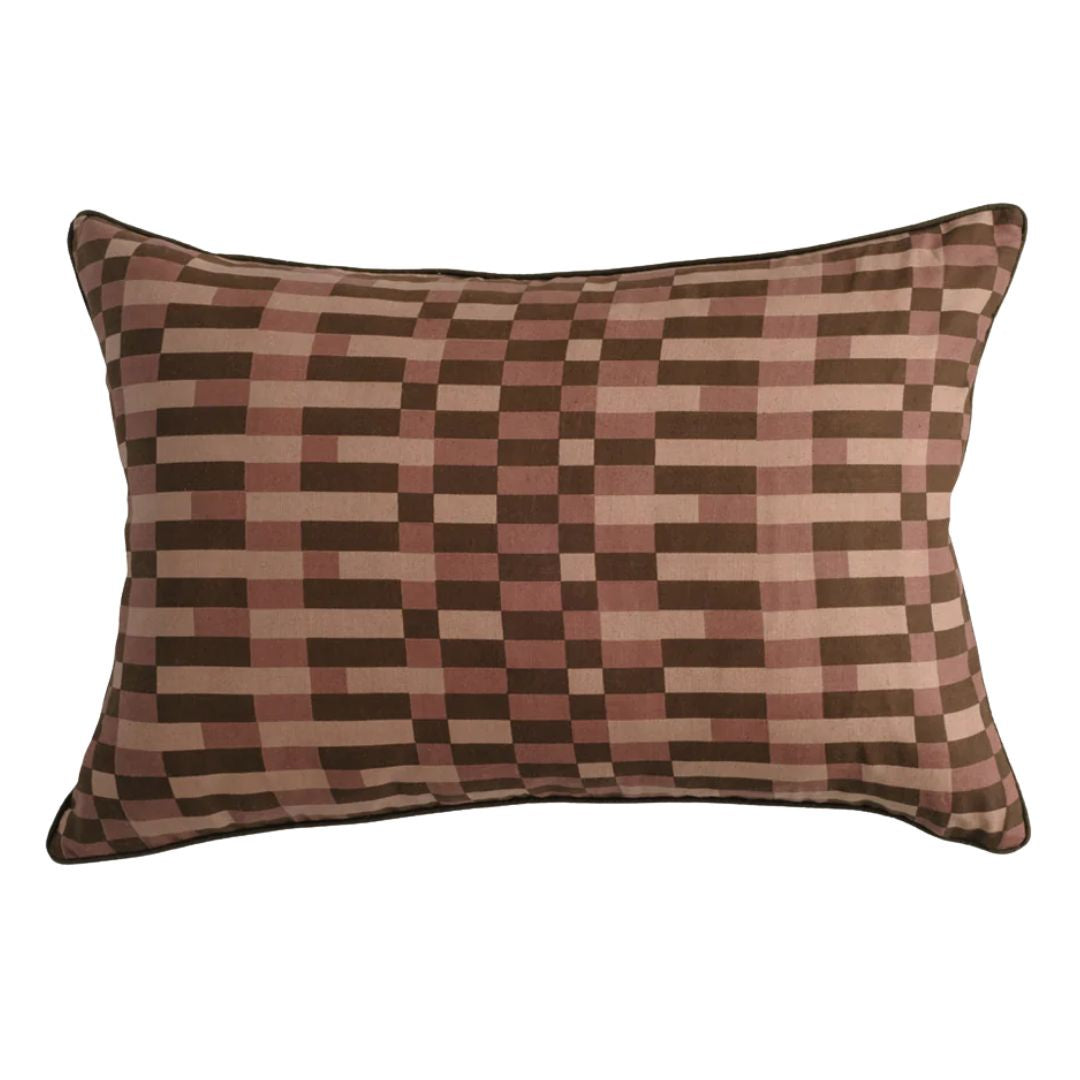 Mattone Cushion: Deep Rose - 60x40