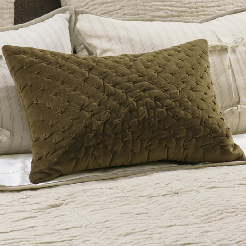 Mica Deep Moss Cushion - 60x40