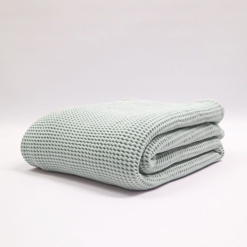 Newbliss Stonewashed Blanket: Duck Egg - Small