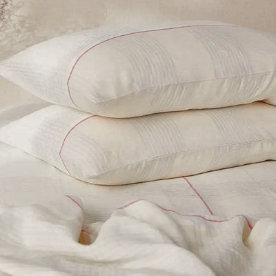 Pure Linen Duvet Cover Set with 2 Pillowcases: Maeve - Queen