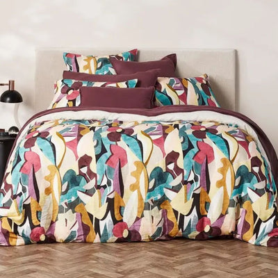 Pure Linen Duvet Cover Set with 2 Pillowcases: Moore - King