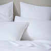 Ravello Linen White Pillowcase in Pair