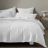 Ravello Linen White Quilt Cover - Queen