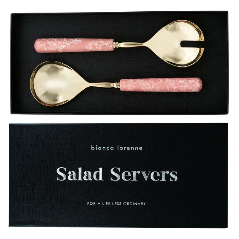 Salad Server Set - Rose