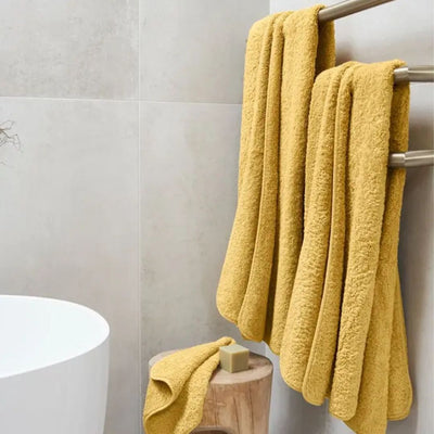 Super Pile Cotton Bath Towel - Gold