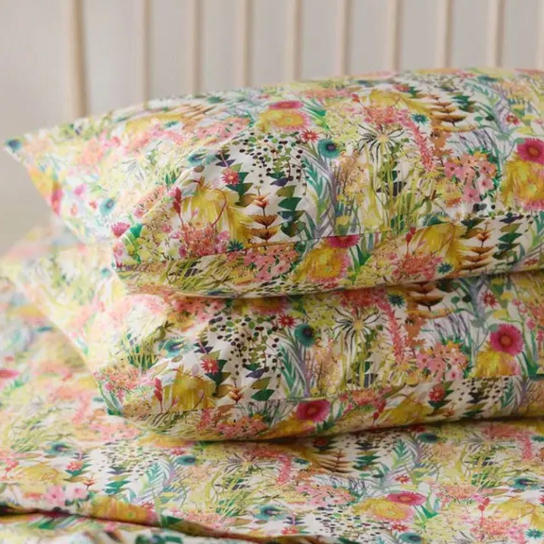 Pillowcase made with Liberty Fabric: Tresco