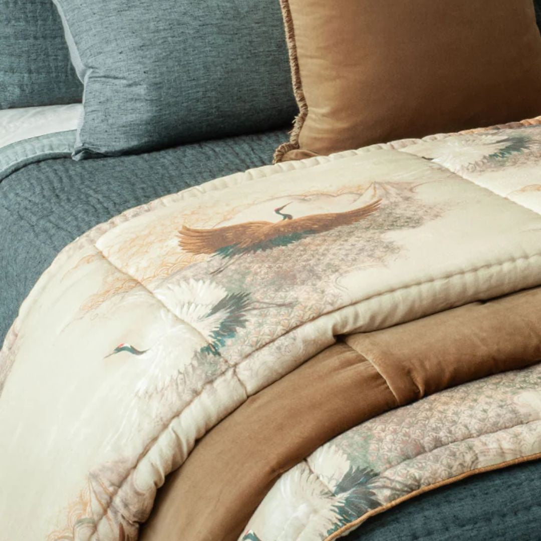 Tsuru Comforter: Natural - 240x200