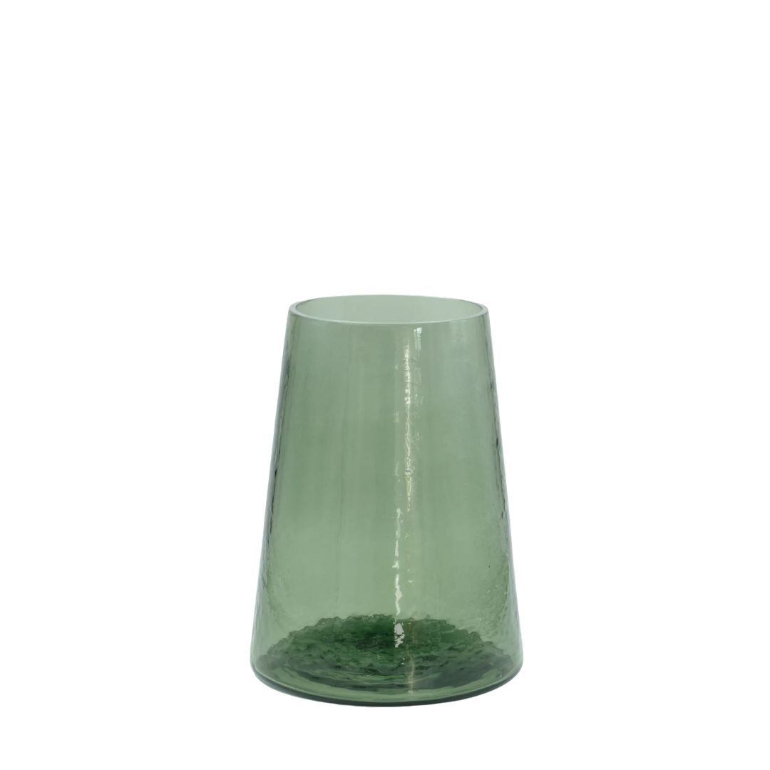 Large Glass Vase: Fern