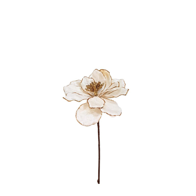 Velvet Magnolia on Stick - Large