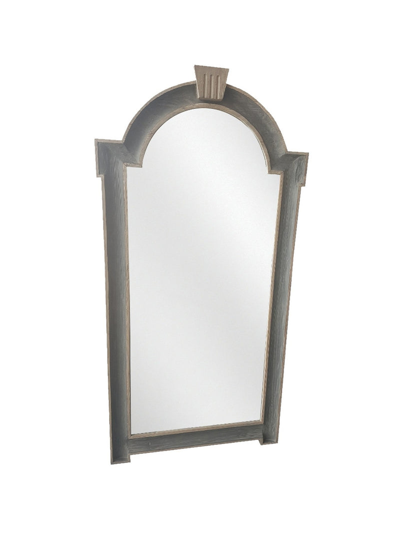 Grey Black Recycled Pine Mirror