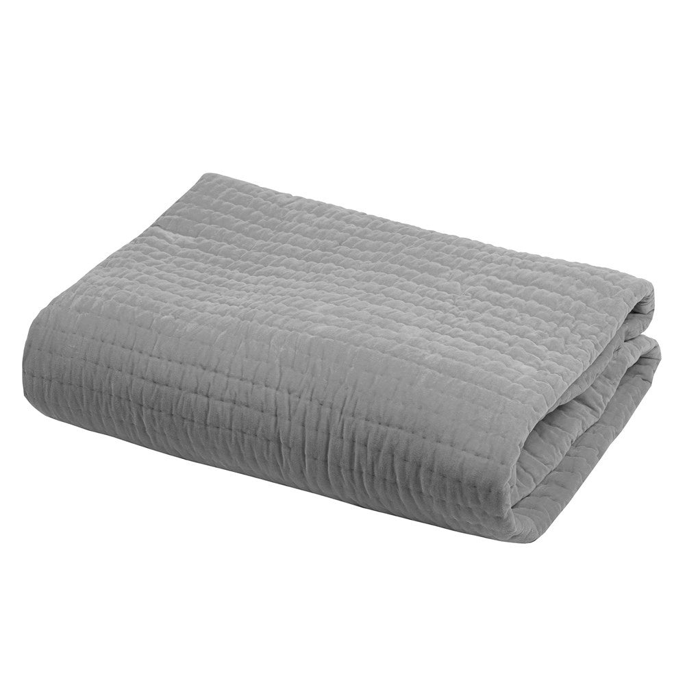 Ellie Silver Quilt - Queen