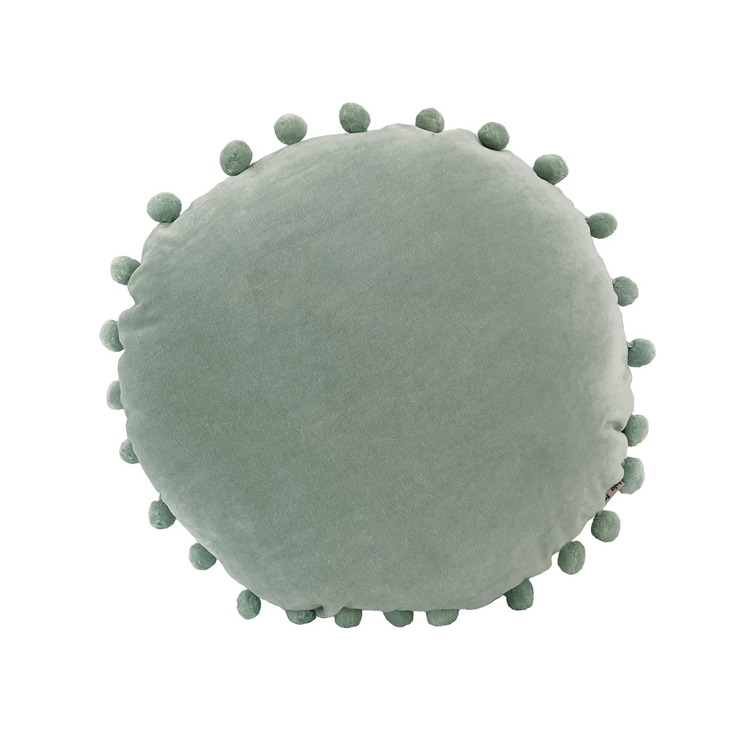 Pom Pom Aqua Round Cushion - 45 dia.