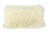 Tibetan Lamb Cream Fur Cushion - 30x50
