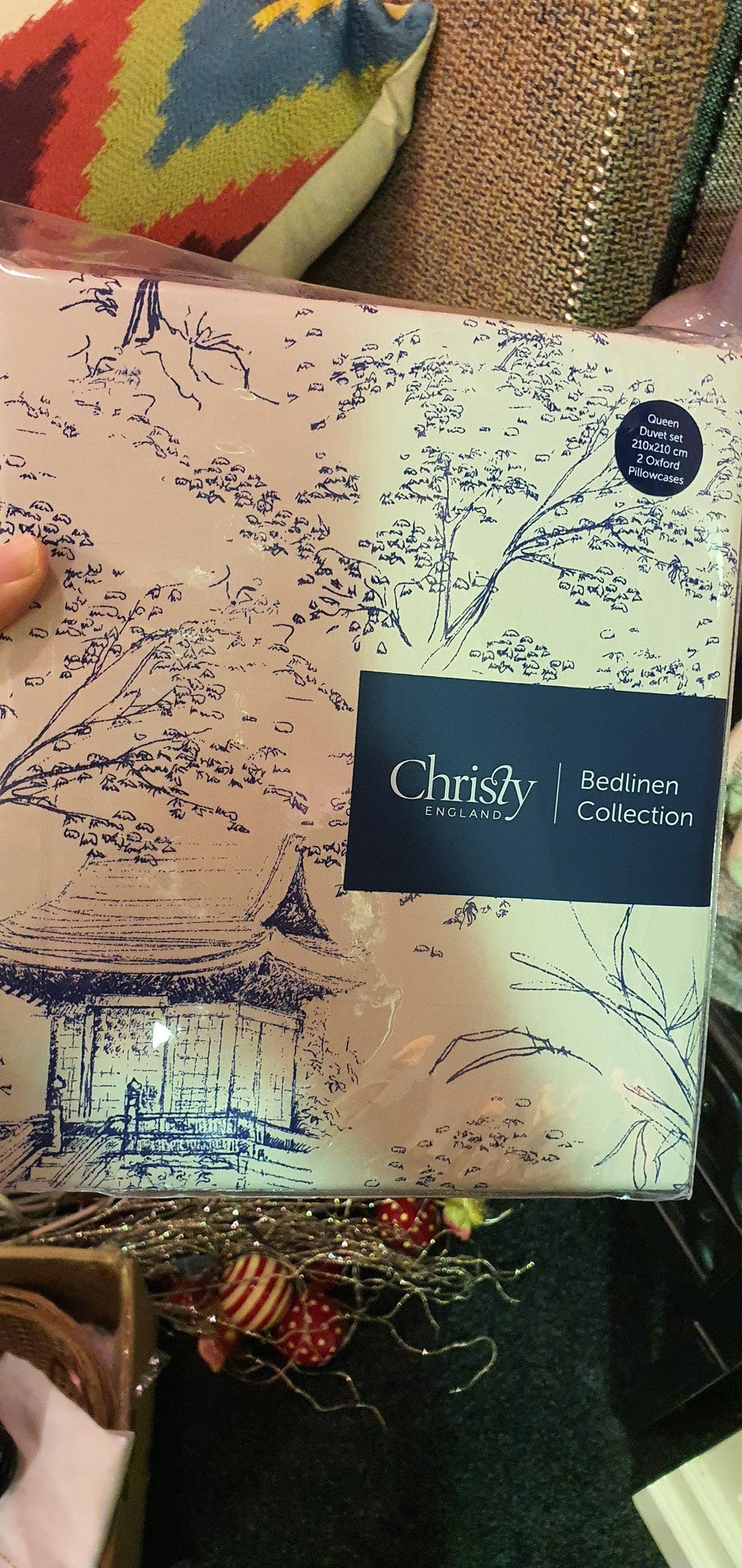 Japanese Maple Linen QB Duvet Set