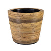 Drypot Round Grey Stripe - Medium