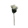Daisy Bunch of 6 Flowers 3Buds - White