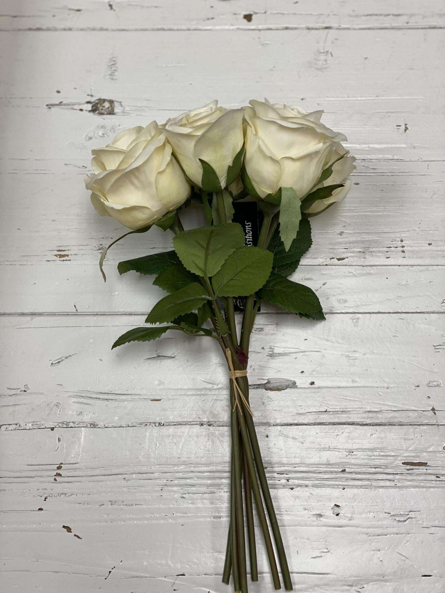 Classic Rose Bouquet - Cream