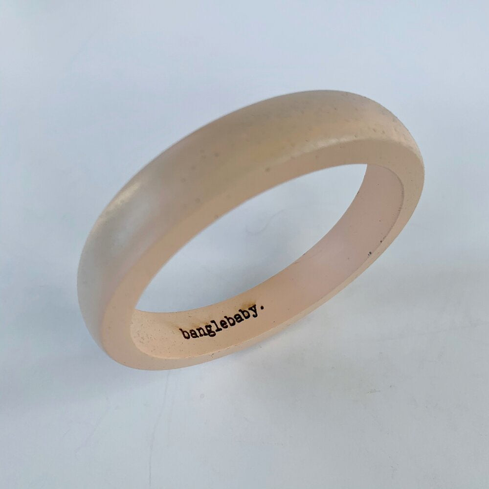 Freja Wood Blush Bangle - Small