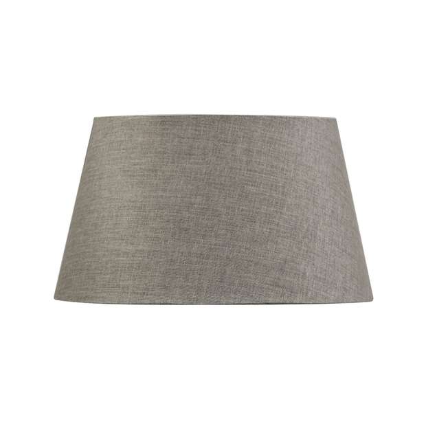 Charcoal Tapered Drum Lampshade