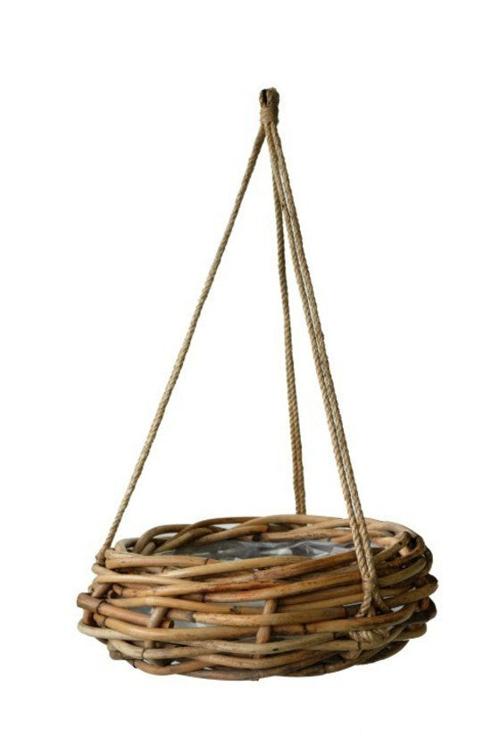 Chunky Rattan Hanging Basket - 60cm
