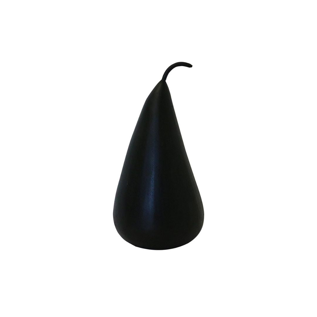 Black Marble Decorative Pear - Large