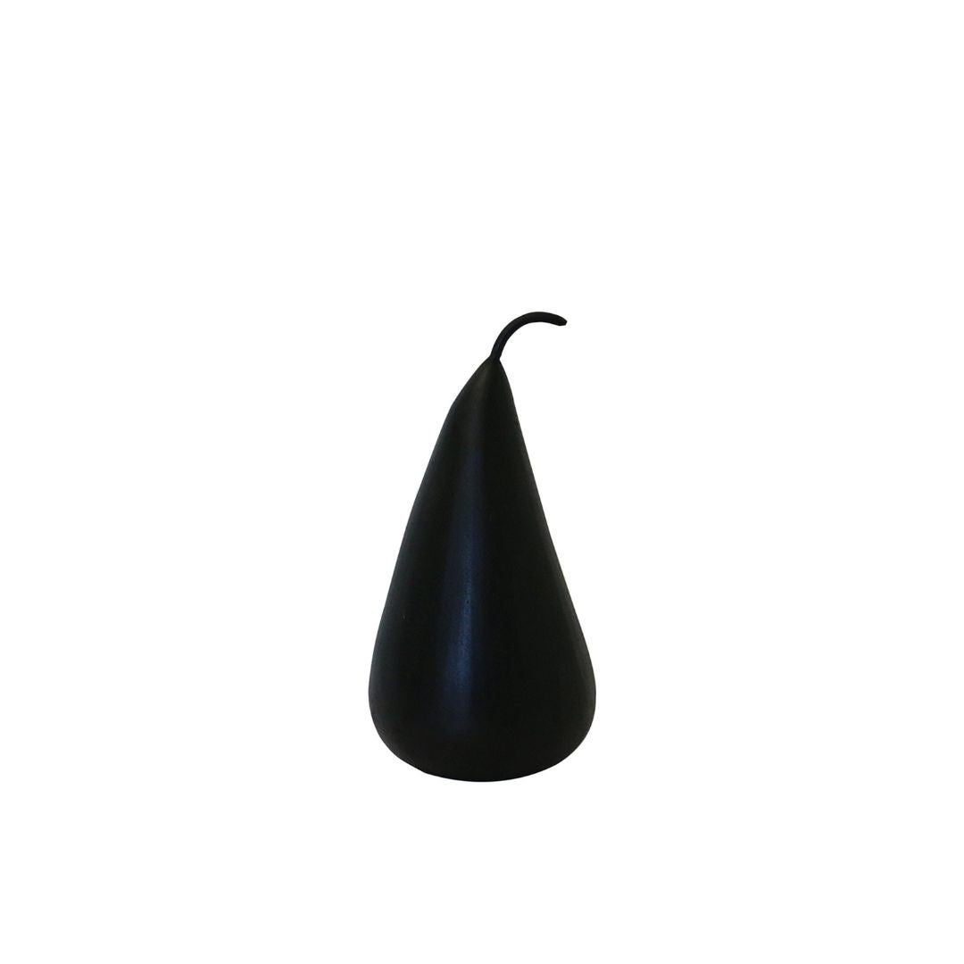 Black Marble Decorative Pear - Medium