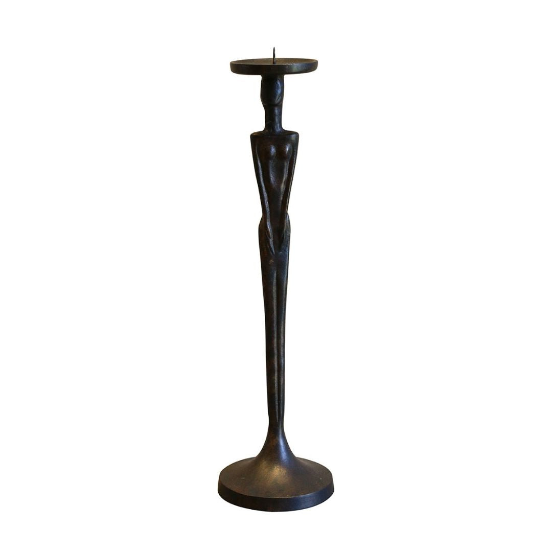 Femme Candlestick in Dark Bronze Finish