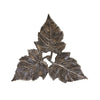 3 Leaf Trivet in Dark Nickel Finish