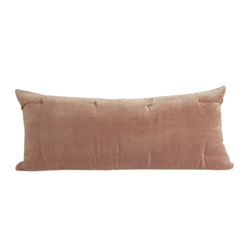 Velvet Old Rose Lodge Cushion - 90x40