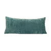 Velvet Blue Lodge Cushion - 90x40