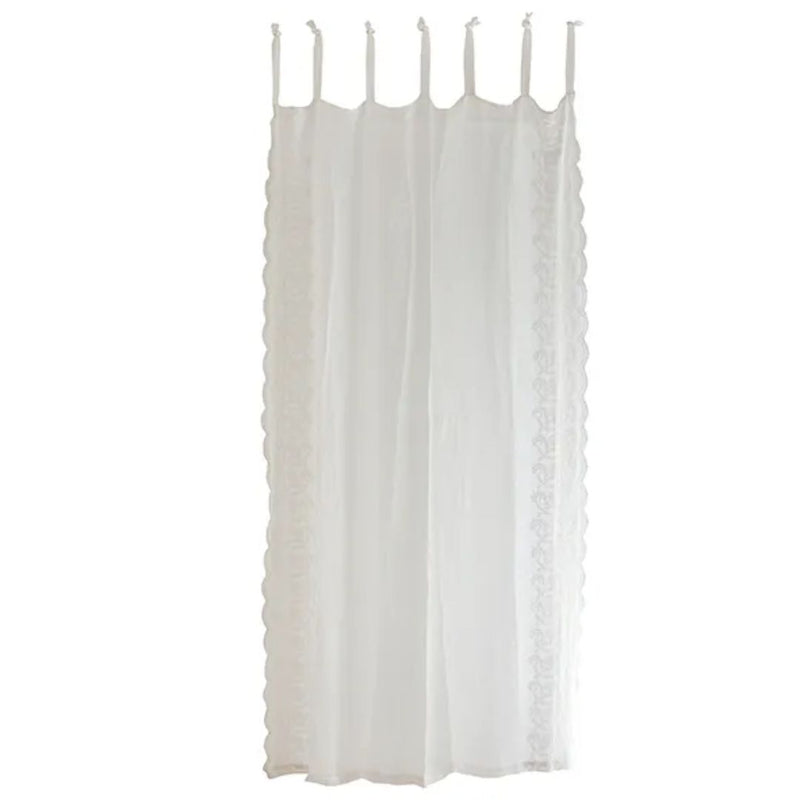 Anais Cut Work Linen Curtain - 140x250