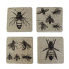 Bee Coasters - Set of 4