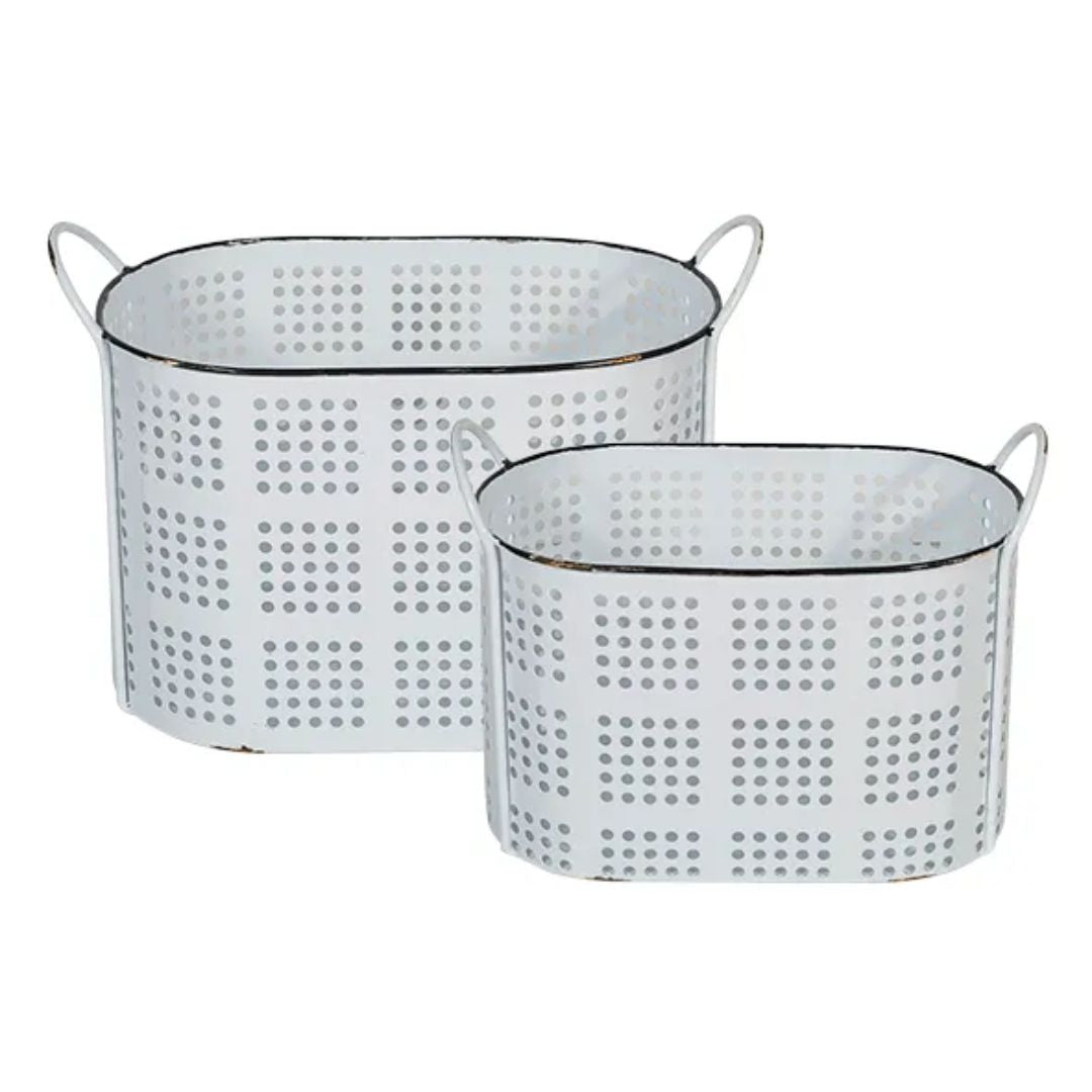 Ellis Oval Utensil Basket - Small