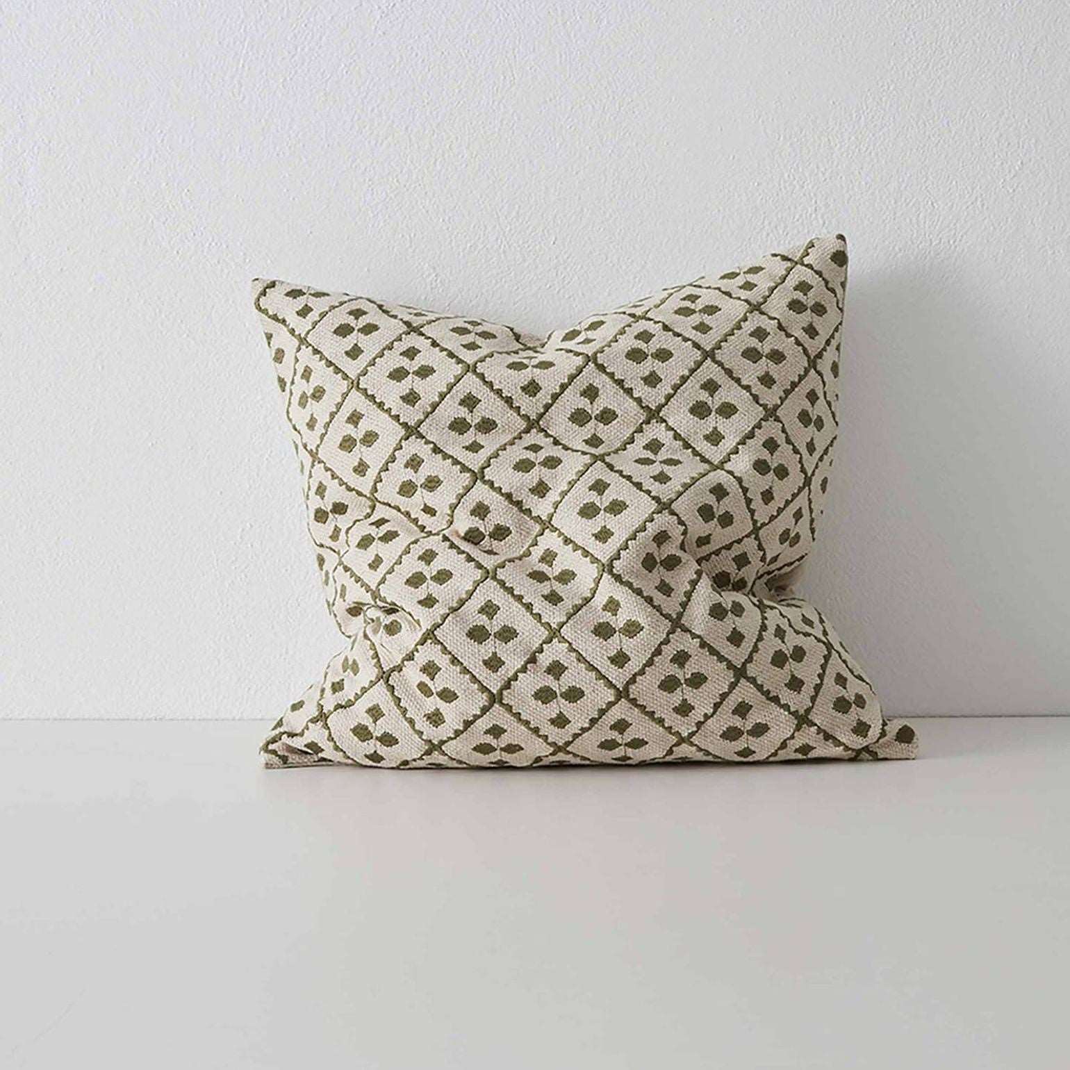 Byblos Khaki Cushion - Feather Inner