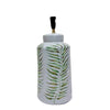 Palm Leaf Crackled Lamp Base