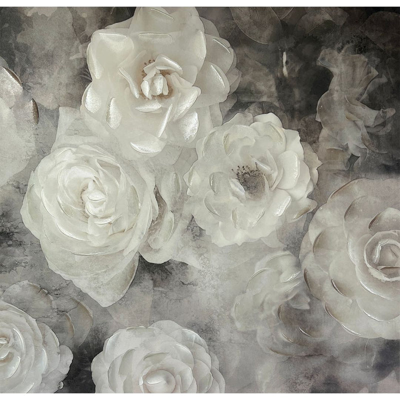 White Bloom Canvas - 1000x1000