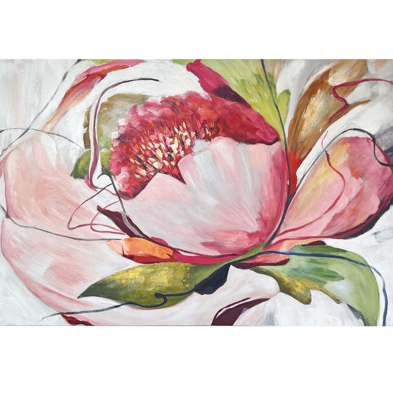 Garden Pinks Canvas - 120x80