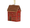 Petite Chalet House Brown Red Hanging
