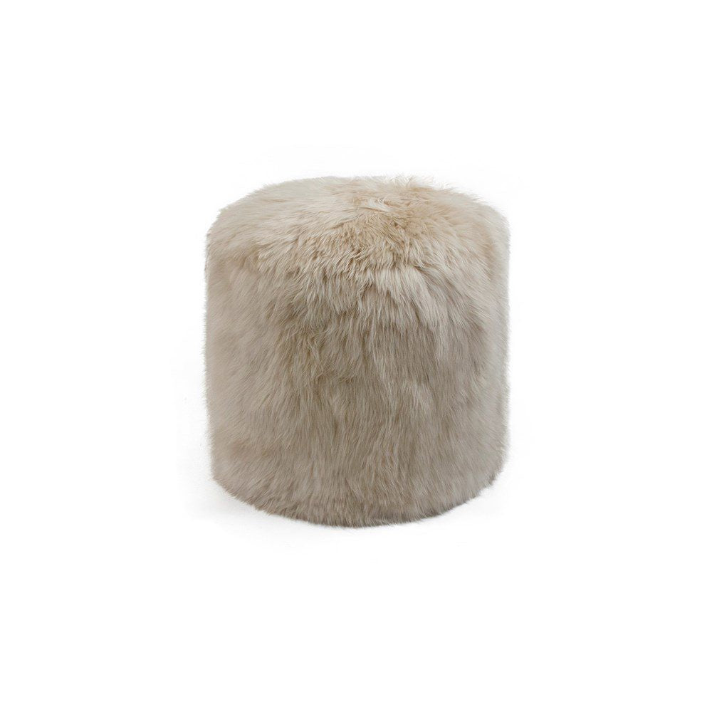 Occasional Round Pouf - Natural