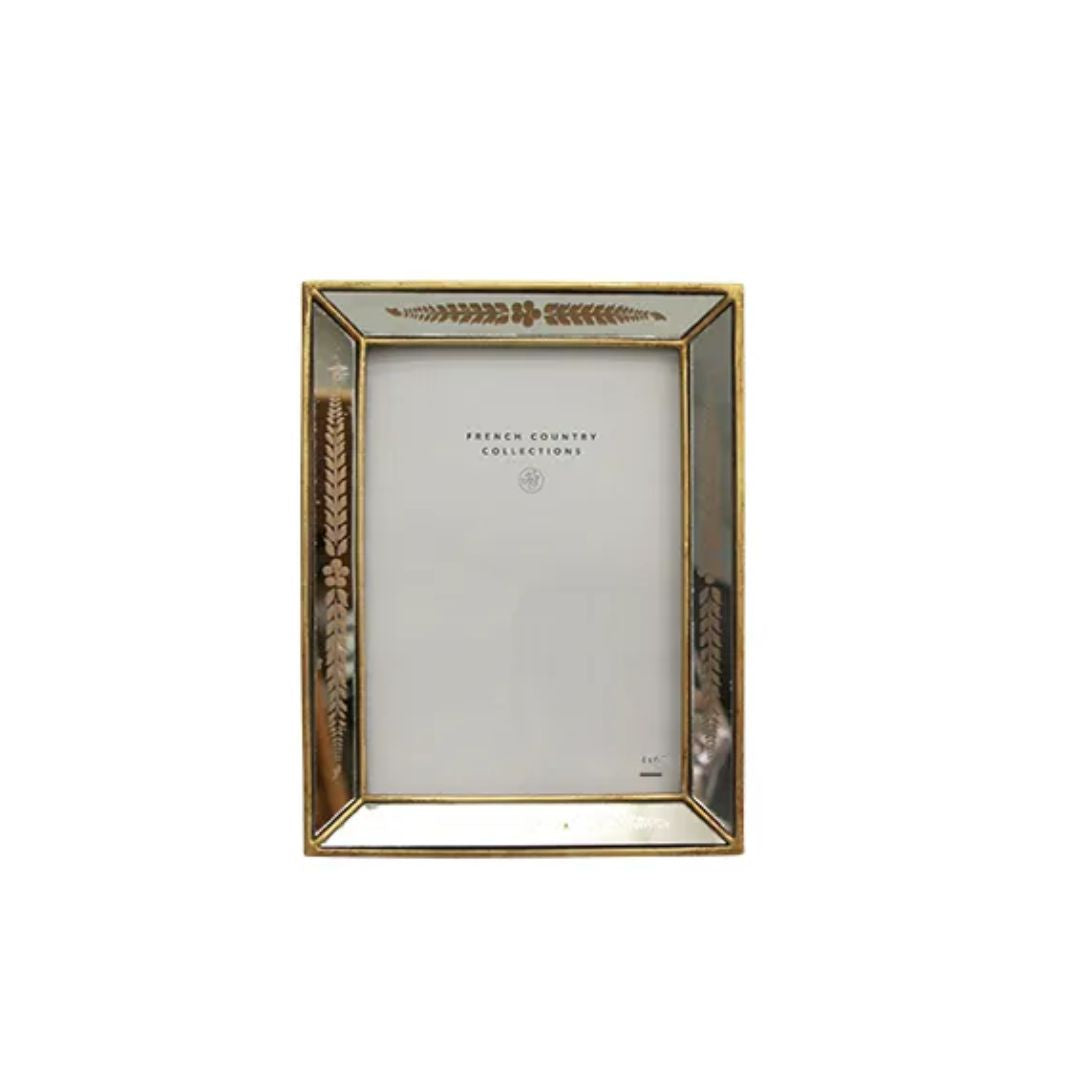 Juliet Fleur Mirror Photo Frame - 4x6"