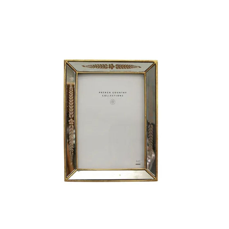 Juliet Fleur Mirror Photo Frame - 4x6"