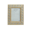 Embossed Leaves Photo Frame - 4x6"